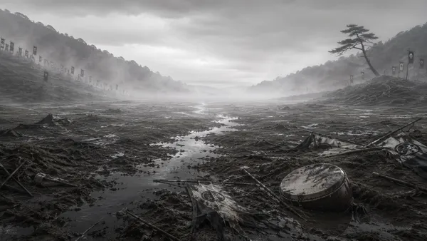 Location: the fog-drowned plain of Sekigahara