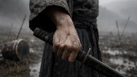 Scene 03, the choice: one gripped hilt